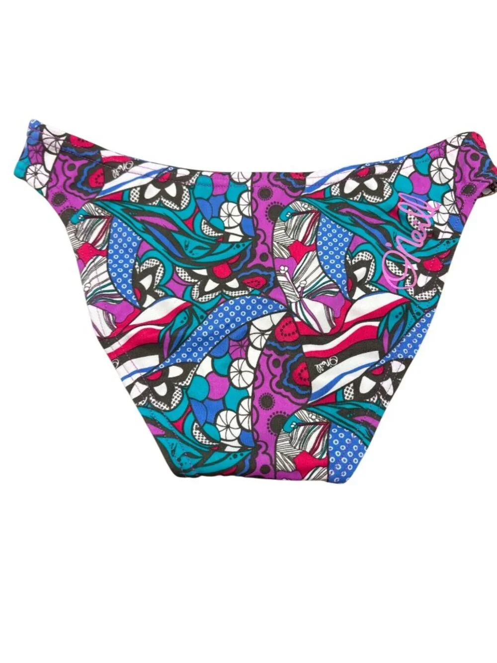 O'Neill 140 Girls Bikini Bottoms Multicolor Floral Print New Kitschy Beach NWOT